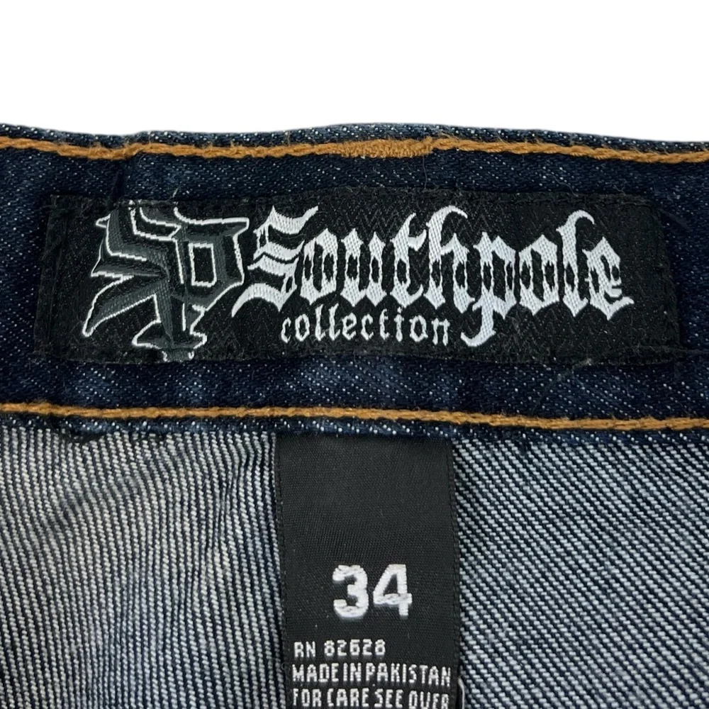 Southpole Jeans 33 x 32 (actual) Baggy Blue 4180 Skater Grunge Size 34 Vintage